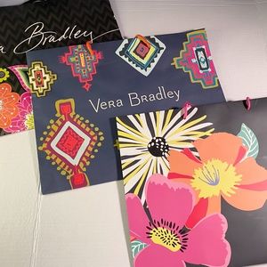 Vera Bradley Gift Bags-Painted Med/Ziggy Zinnias